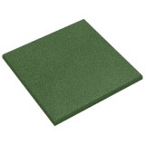 vidaXL Plăci de Protecție la Cădere 6 pcs Verde 50 x 50 cm Cauciuc 42046716