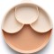 Set diversificare hrana bebelusi miniware healthy meal, 100% din materiale naturale biodegradabile, 3 piese, toffee/peach