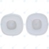 Pernițe Urechi de Schimb Marshall Major 3 Albe - Spumă Moale, Piele Artificială - Compatibil Major III Bluetooth