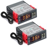 Cumpara ieftin Termostat Digital STC-1000, Fiada, 2 buc, DC 12V 10A, Senzor NTC, Incalzire/Racire, -50~110&deg;C