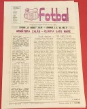 Program meci fotbal &quot;ARMATURA&quot; ZALAU - &quot;OLIMPIA&quot; SATU MARE (02.11.1986)