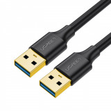 Cablu Ugreen Cablu USB 3.0 (mascul) - USB 3.0 (mascul) 2m Gri (10371)