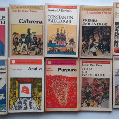 Lot 10 Carti Colectia Romanului Istoric - Romane Istorice (VEZI DESCRIEREA)