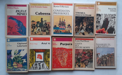 Lot 10 Carti Colectia Romanului Istoric - Romane Istorice (VEZI DESCRIEREA) foto