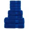 vidaXL Set de prosoape premium SOLUND, 8 piese, albastru, 600 g/m&sup2;