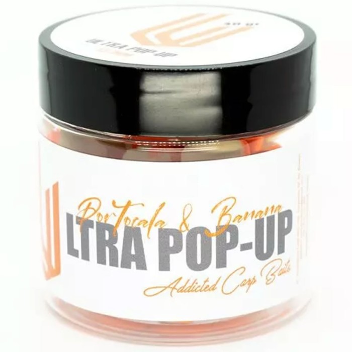 Ultra Pop Up Addicted Carp Baits Portocala &amp; Banana, 15mm, 40g
