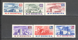 Romania.1963 Posta aeriana-Constructii ZR.186, Nestampilat