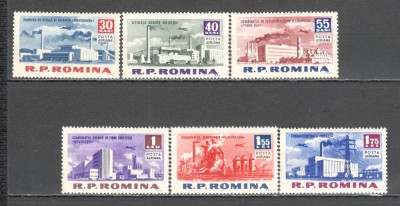 Romania.1963 Posta aeriana-Constructii ZR.186 foto