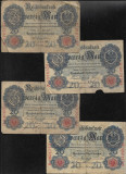 Rar! Set Germania 4 x 20 marci mark 1907 + 1908 + 1909 + 1910, Europa