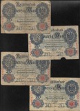 Cumpara ieftin Rar! Set Germania 4 x 20 marci mark 1907 + 1908 + 1909 + 1910, Europa