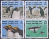 Timbre cu pinguini din Georgia de Sud