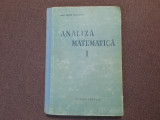 MIRON NICOLESCU ANALIZA MATEMATICA VOL 1