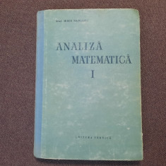 MIRON NICOLESCU ANALIZA MATEMATICA VOL 1