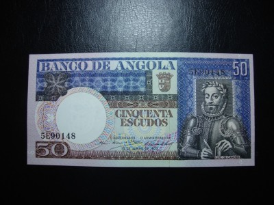ANGOLA 50 ESCUDOS 1973 foto