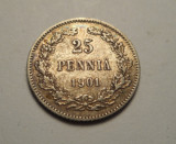 Finlanda 25 Pennia 1901