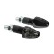 Lampi semnalizare directie mers Atom LED 12V 2buc - Negru Garage AutoRide