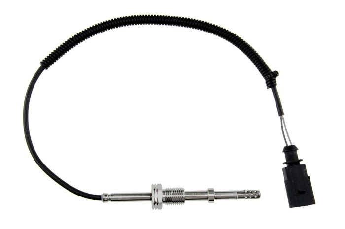 Senzor temperatura filtru particule Vw Multivan 2.5tdi 2006-, Transoprter 2.5tdi 2006-, in fata turbocompresorului, lungime cablu 330mm, NTY EGT-VW-0