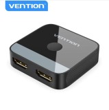 Switch video Vention, HDMI(M) la 2 x HDMI(M), rezolutie maxima 4K la 60Hz, conectori auriti, dublu sens, invelis acrilic si ABS, negru, &quot;AKOB0&quot; (timbr