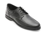 Pantofi ROGGERO negri, KBL1013, din piele naturala