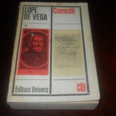 COMEDII- Teatru - LOPE DE VEGA, EDITURA UNIVERS, 1972