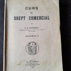 I. N. Fintescu - Curs de drept comercial vol. I