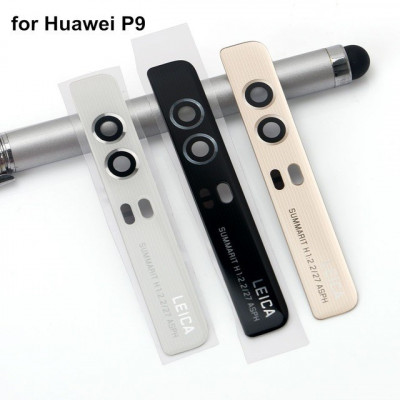Geam protectie camera Huawei P9 alb foto