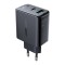 &Icirc;ncărcător de perete Acefast USB Type C / USB 32W, PPS, PD, QC 3.0, AFC, FCP, negru (A5-negru)