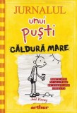 Căldură mare. Jurnalul unui puşti (Vol.4) - HC - Hardcover - Jeff Kinney - Arthur