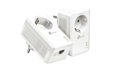 TP-Link Kit Powerline Gigabit Passthrough, HomePlug AV2,IEEE 1901, IEEE 802.3, foto