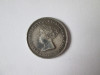 Rară! Portugalia 100 Reis 1853 argint 917 regina Maria II, Europa