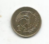 No(2) moneda- Cipru 1 cent 1983