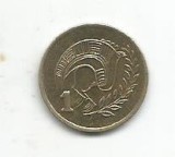 No(2) moneda- Cipru 1 cent 1983