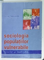 SOCIOLOGIA POPULATIILOR VULNERABILE , coordonator VASILE MIFTODE , TEORIE SI METODA , 2004