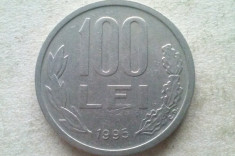 MONEDA 100 LEI 1995-ROMANIA foto