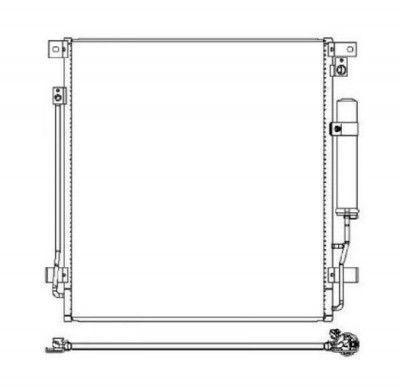 Condensator climatizare Mitsubishi Pajero Sport, 12.2015-, motor 3.0 V6, 162 kw benzina, cutie automata; 2.4 DI-D, 133 kw diesel, cutie manuala, full foto