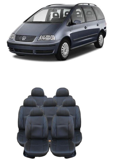 Set huse scaune 7 locuri piele ecologica VW Sharan (2000-2010)