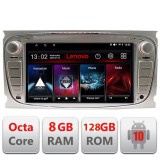 Navigatie Ford Focus/Galaxy/Mondeo/S-max 2008-2011 Android internet 8 GB ram 4G LTE carplay android auto