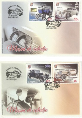 Romania, LP 2157/2017, Masini de colectie, FDC foto