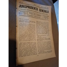 Revista Jurisprudența Generală Anul II Nr.3 1924 - VINTILA DONGOROZ SI NOTE SCRISE DE DIMITRIE ALEXANDRESCO