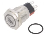 Comutator Anti-Vandalism SPDT 2A 36VDC IP65 ON-(ON)