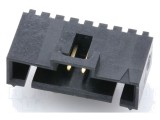 Conector MOLEX 8 pini unghi 90&deg; THT cablu-placă soclu tată