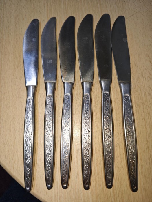 SET 6 CUTITE INOX BUNA CALITATE