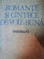 ROMANTE SI CANTECE DE VOIE BUNA.VERSURI 1980 foto