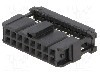 Conector IDC, 16 pini, pas pini 2.54mm, TE Connectivity - 1658621-3