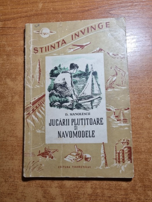 stiinta invinge - jucarii plutitoare si navomodele - din anul 1954