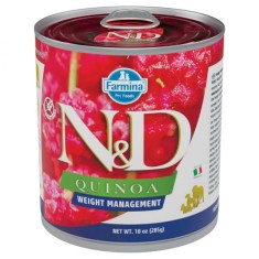 Conserva Farmina pentru Caini N&amp;amp;D Quinoa Controlul Greutatii, 285 g foto