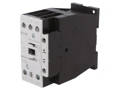 Contactor 3P 230VAC 18A pentru șină DIN foto