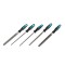 Set 5 pile Detoolz 310 mm din otel T12, cu manere ergonomice - 2
