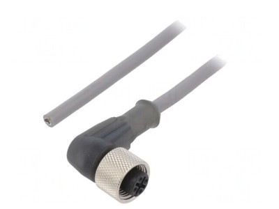 Cablu de Conectare M12 &amp;icirc;n Unghi 5m 250VAC 3,1A foto
