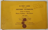 20 POST CARDS IN COLORS , HISTORIC PLYMOUTH , PERIOADA INTERBELICA